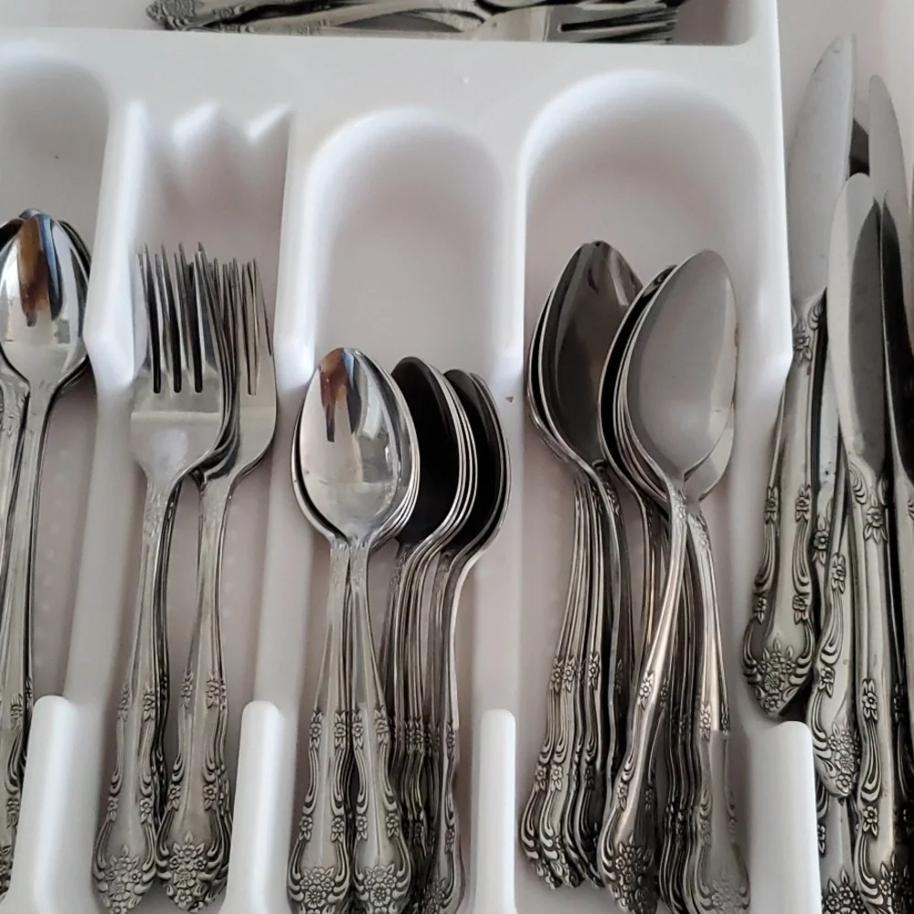 Vintage Regency Silver Service for 10 Cutterly